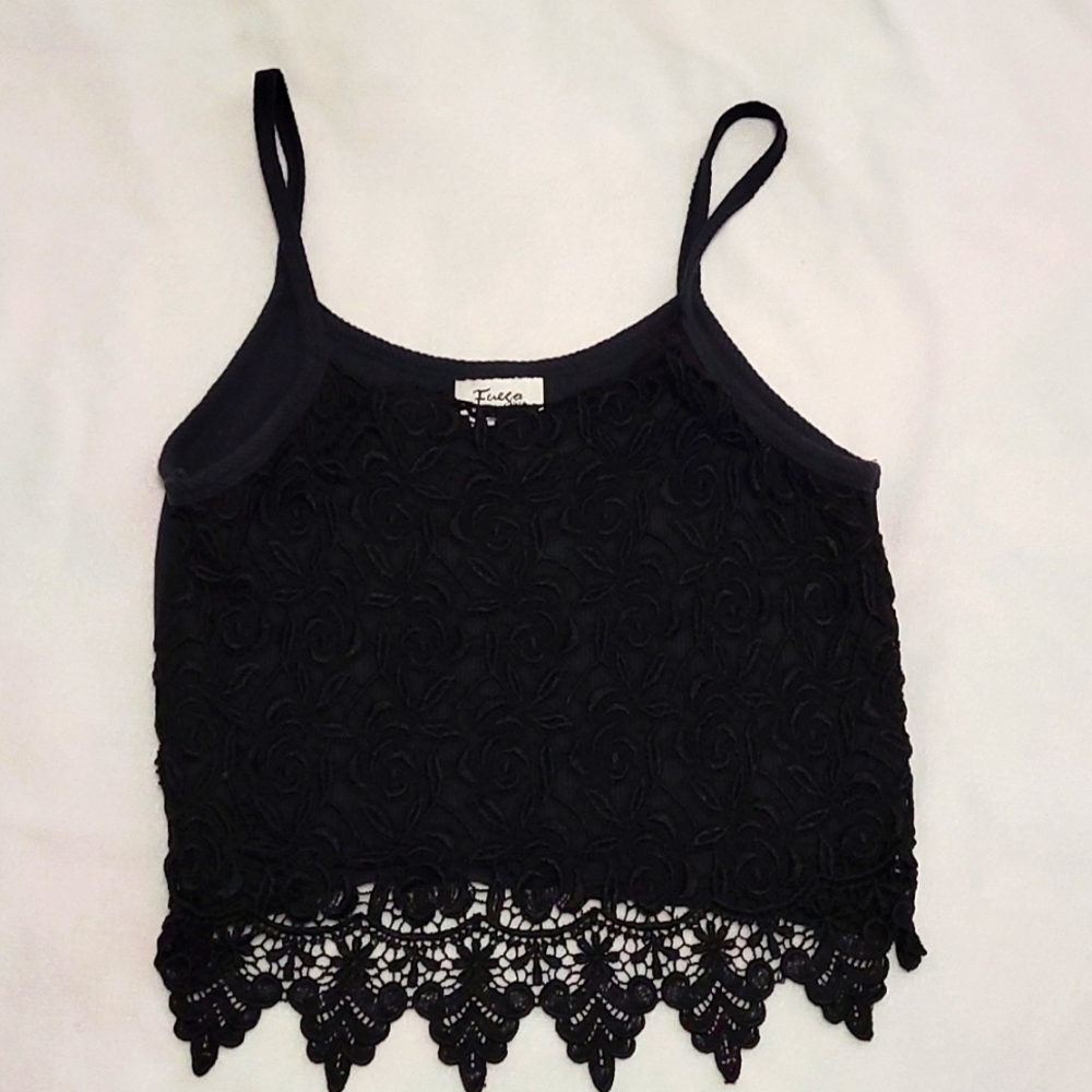 Lace crop top